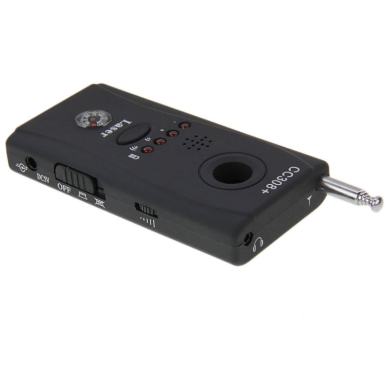 CC308+ Multi Wireless Camera Lens Detector Radio Wave Signal Detect Full-range RF GSM Device Finder CC308+ Multi Wireless Camera Lens Detector Radio Wave Signal Detect Full-range RF GSM Device Finder
